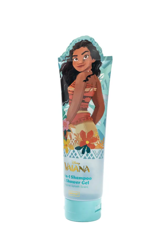 Sence Disney Vaiana-Inspired Shower Gel Tropical Splash, blue tube