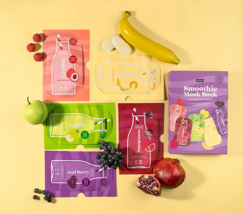Sence The Good Recipe Smoothie Face Sheet Mask Book
