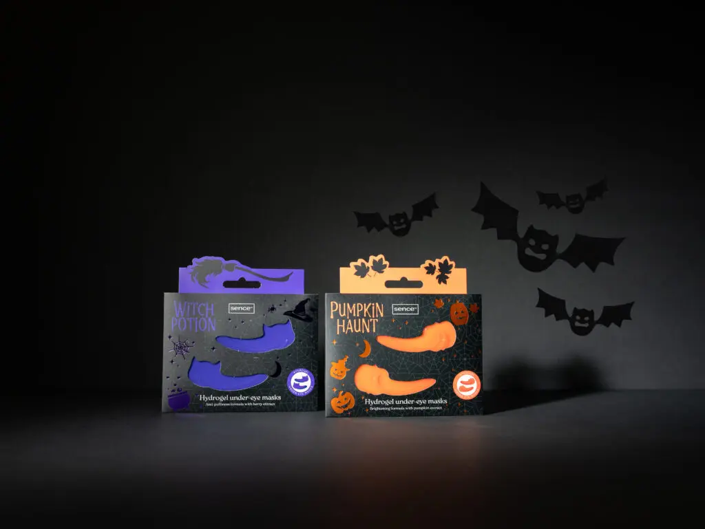 Sence Halloween Hydrogel Under-Eye Masks Witch Potion and Pumpkin Haunt