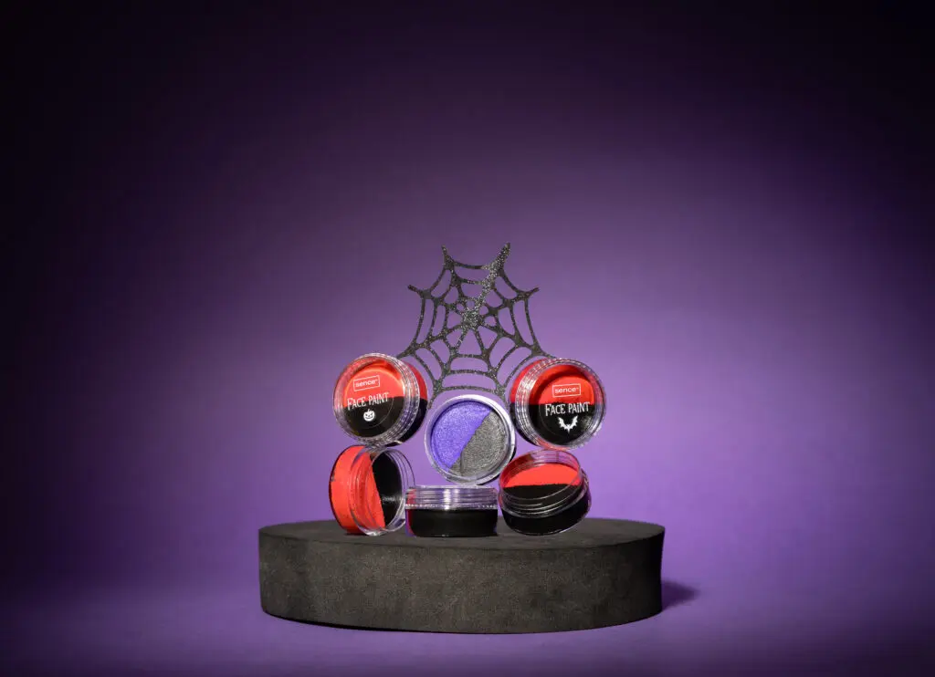Sence Halloween Duo Face Paint pots in three colour duos