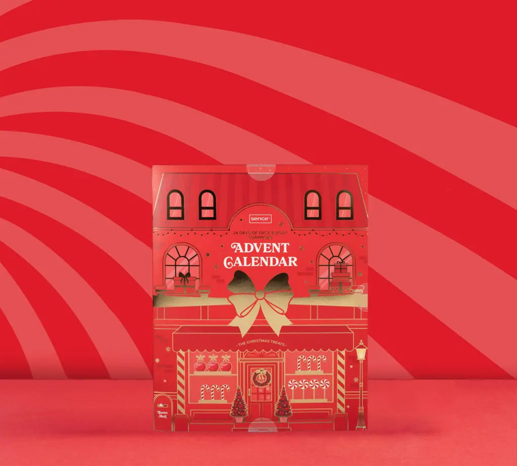 Sence Christmas Treats Candy Shop Advent Calendar shaped like a candy shop