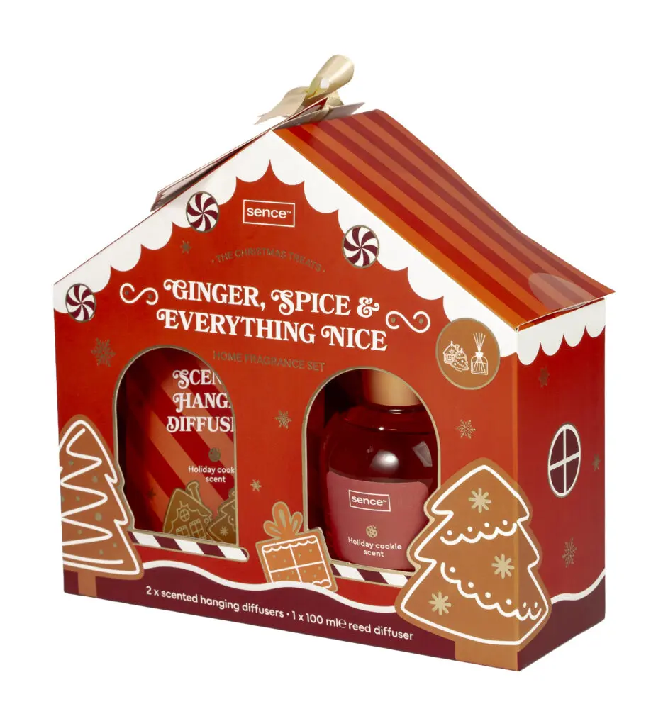 Sence Christmas Treats Gingerbread Home Fragrance Set gift box