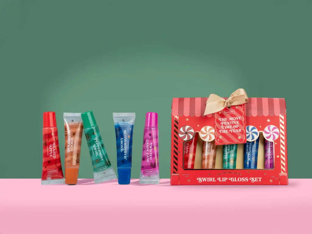 Sence Christmas Treats Swirl Lip Gloss Set with gift box