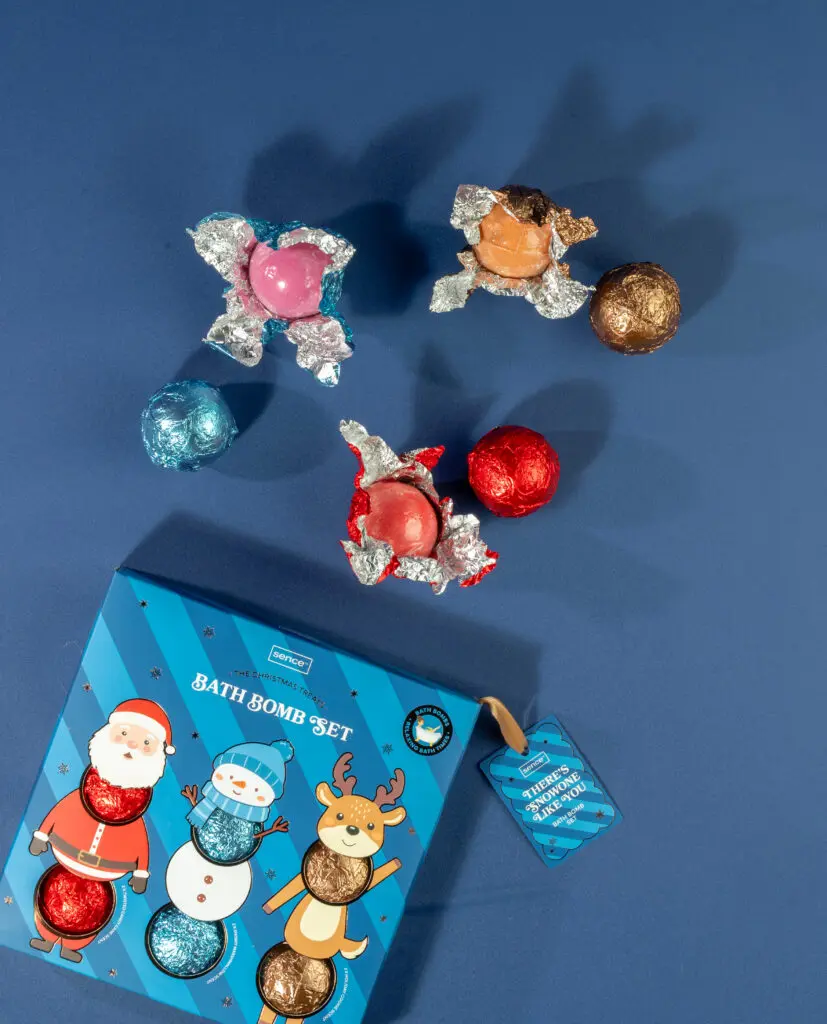 Sence Christmas Treats Bath Bomb Set gift box