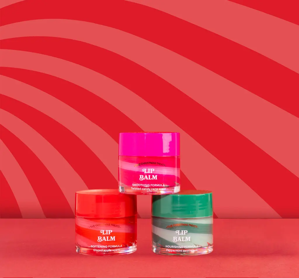 Sence Christmas Treats Cake Lip Butter, cake-shaped jar