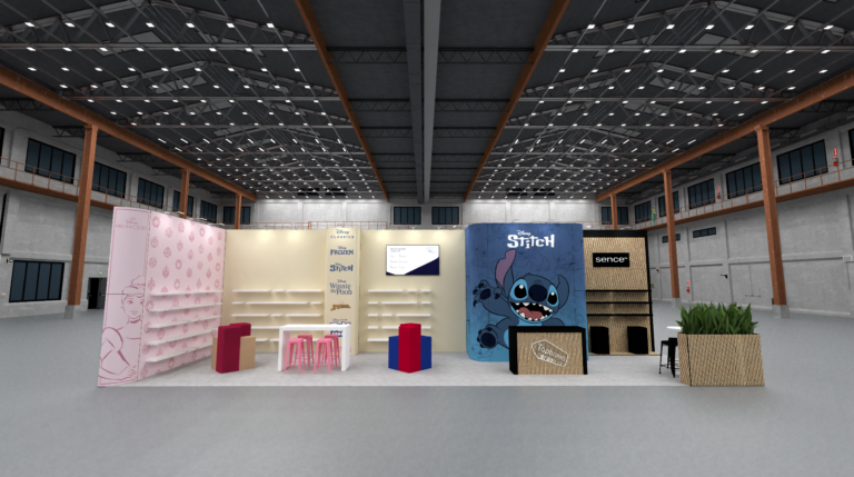 What Topbrands stand looks like at the Spring Fair.