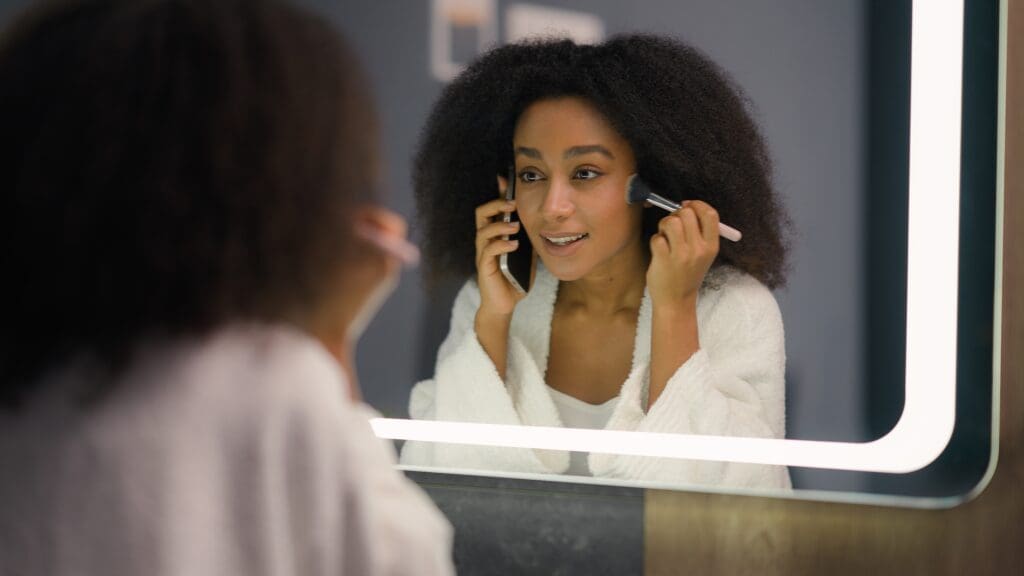 Female,Mirror,Reflection,Happy,Girl,Talking,Phone,Mobile,Call,Chatting Female,Mirror,Reflection,Happy,Girl,Talking,Phone,Mobile,Call,Chatting