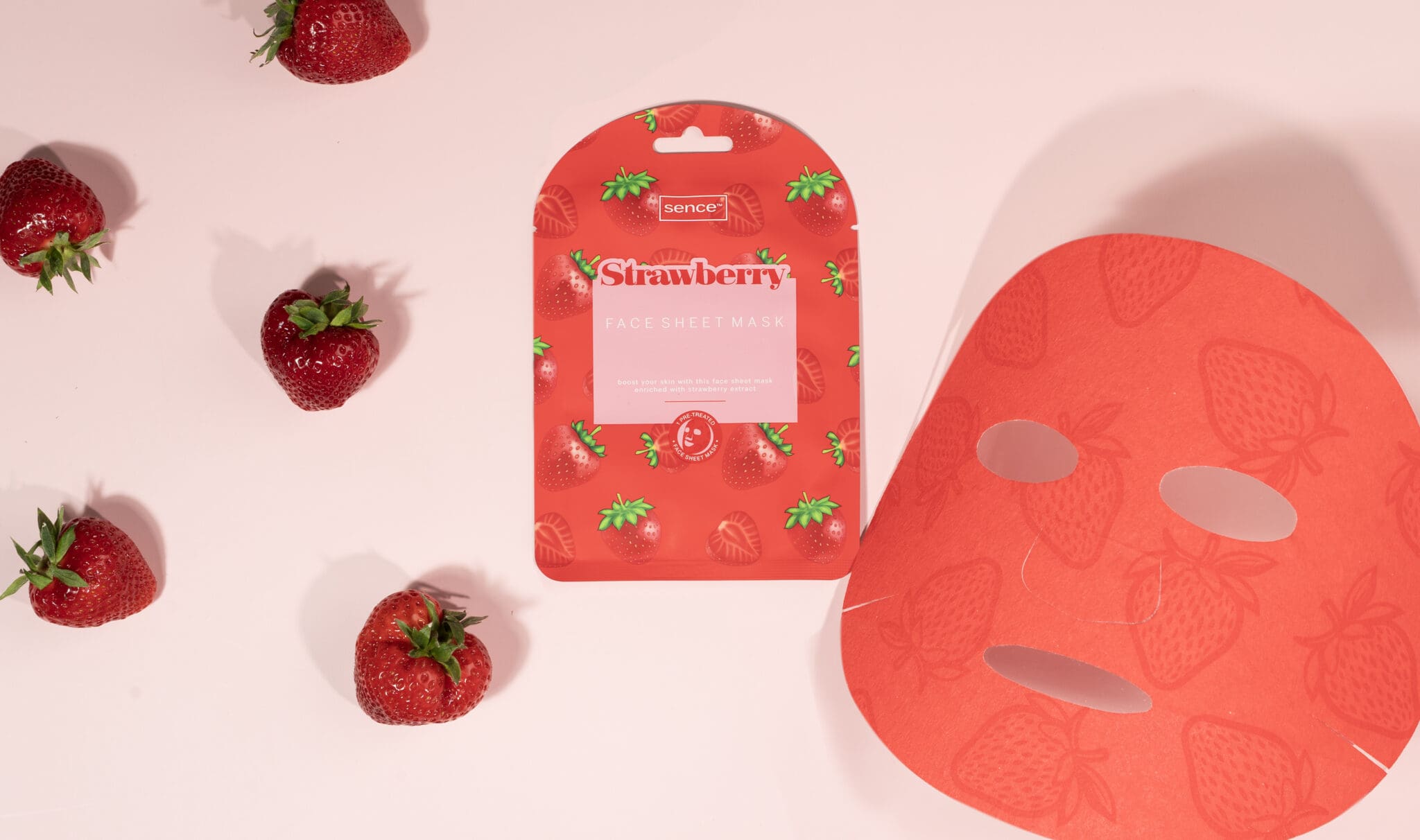 2051010_SENCE_Good Recipe_Facial Sheet Mask Strawberry_DSC06691 copy