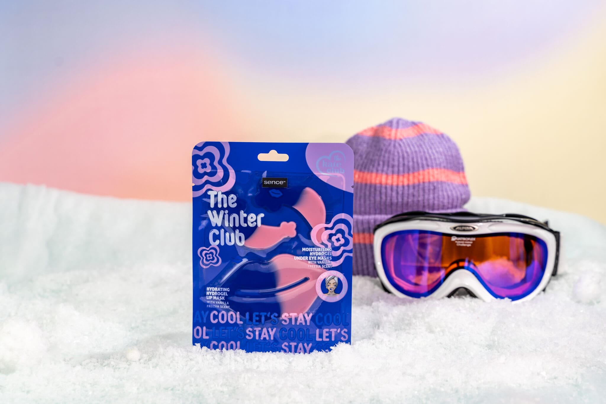Sence Winter Club Hydrogel Under-Eye Masks & Lip Mask Set